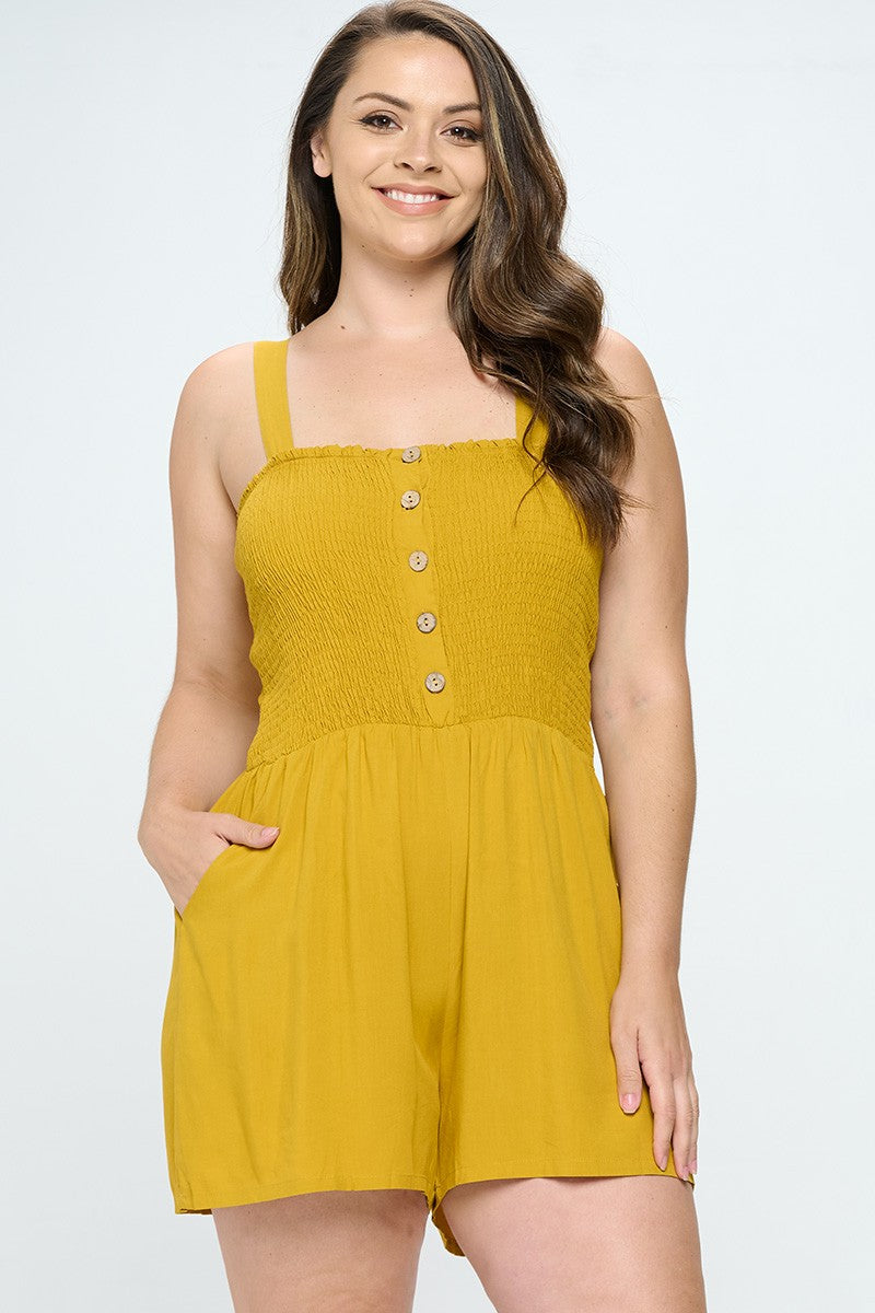 Golden Hour Smocked Romper
