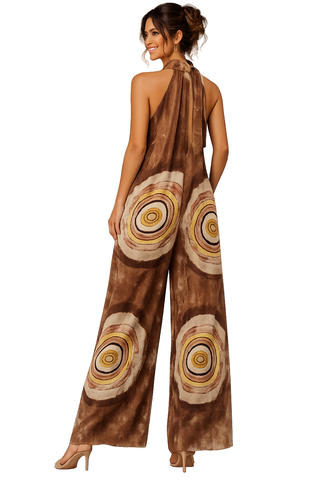 Desert Eclipse Halter Jumpsuit