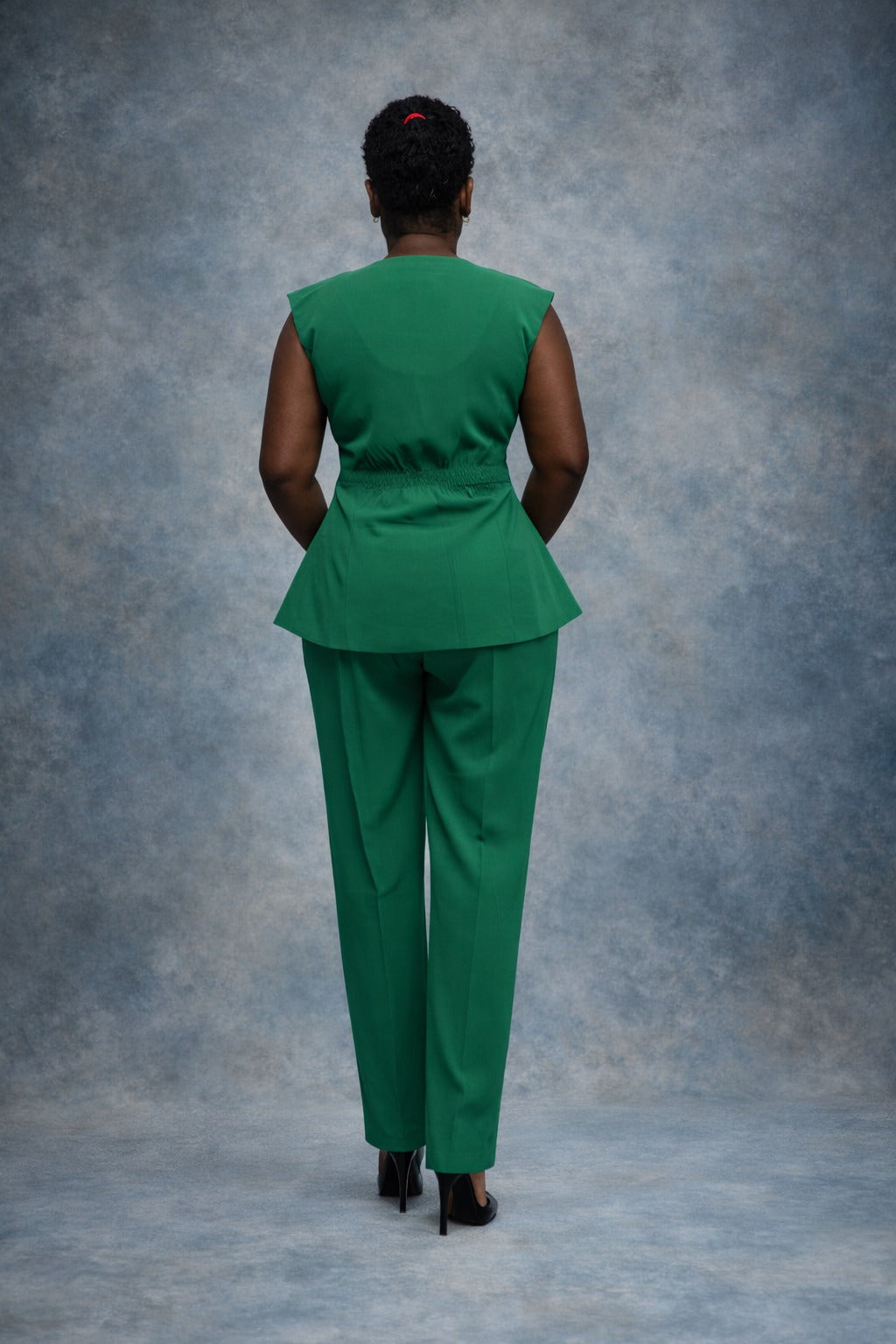 The Green Icon Wide Leg Suit