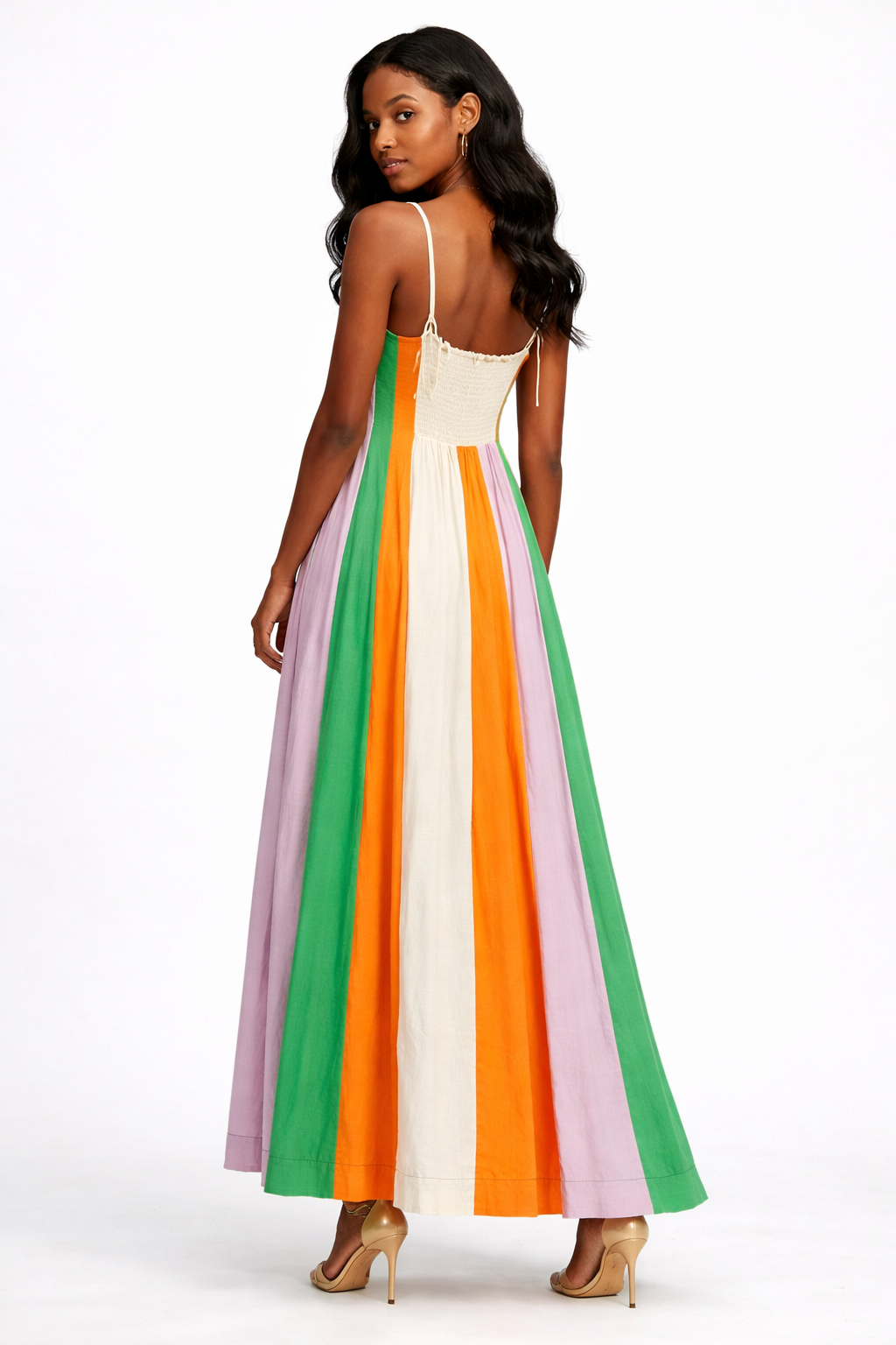 Island Breeze Colorblock Maxi Dress