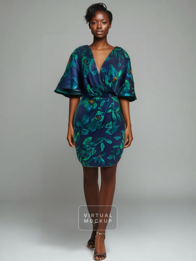 Short kimono-style sleeves