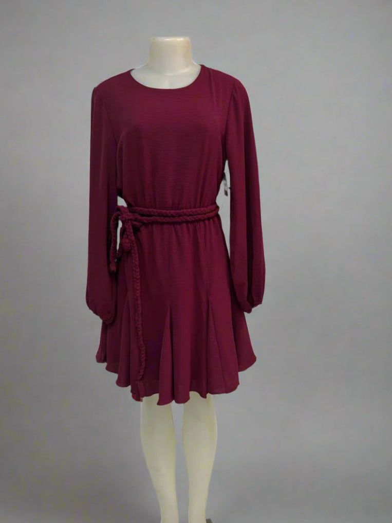 Burgundy long-sleeve