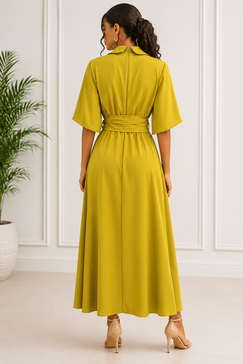 Mustard Elegance Dress