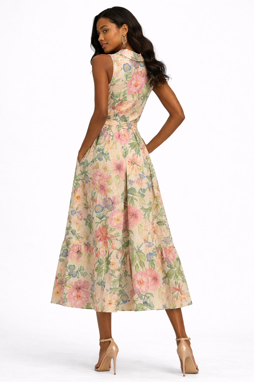 Bloom Garden Midi Dress