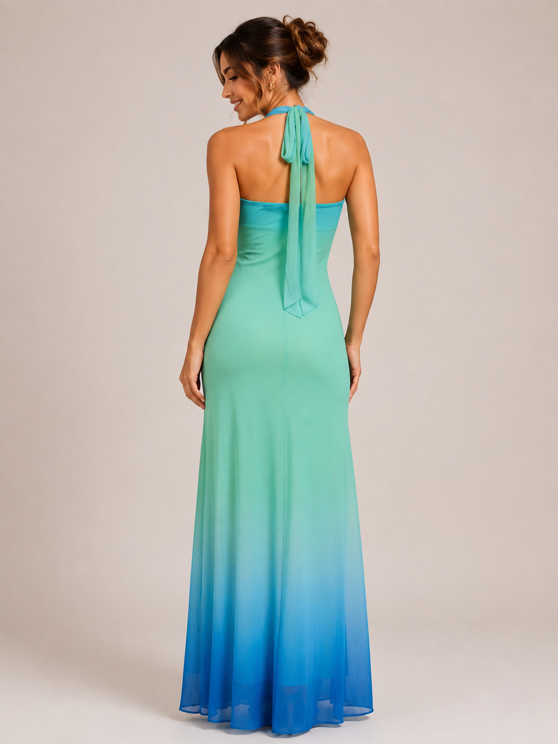 Ocean Breeze Ombre Gown