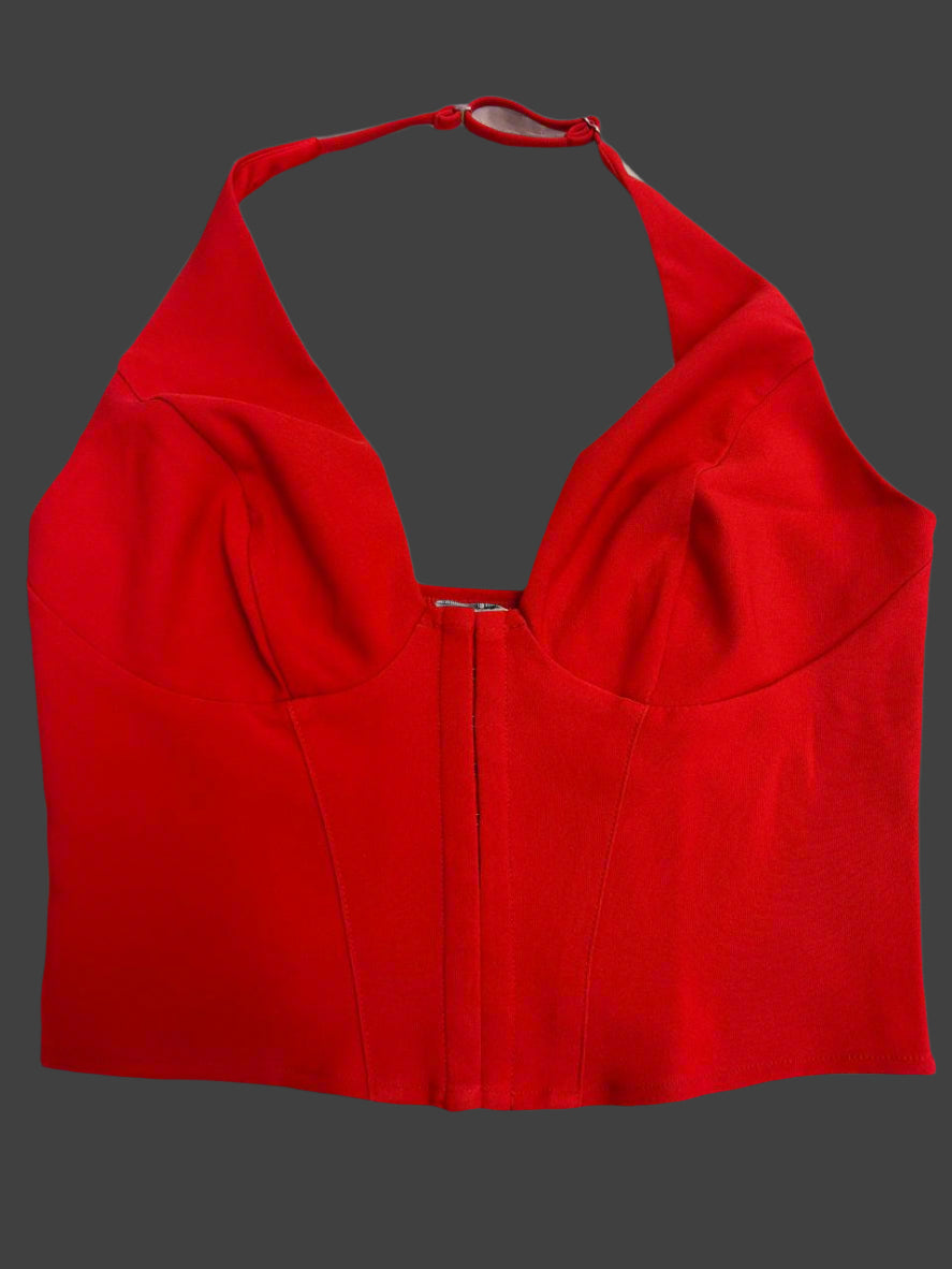 Back Out Sleeveless Top