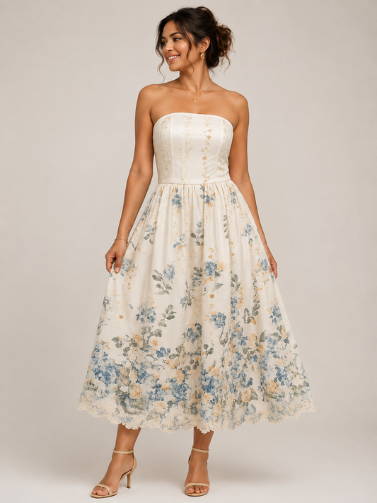 Bluebell Bloom Midi Dress