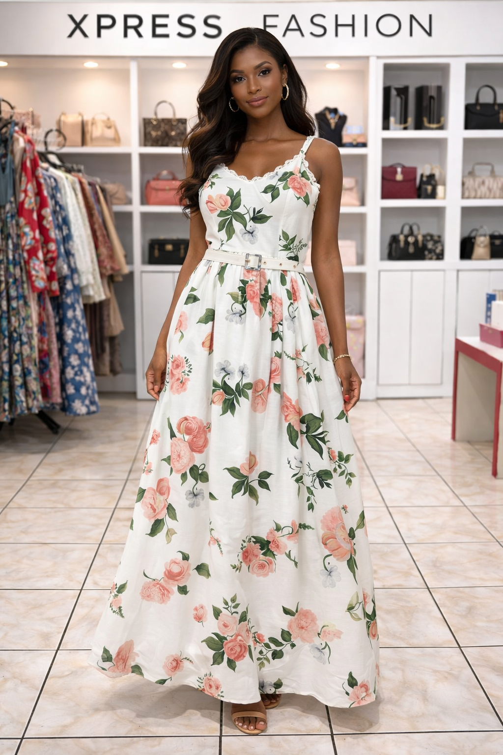 Blossom Grace Maxi Dress