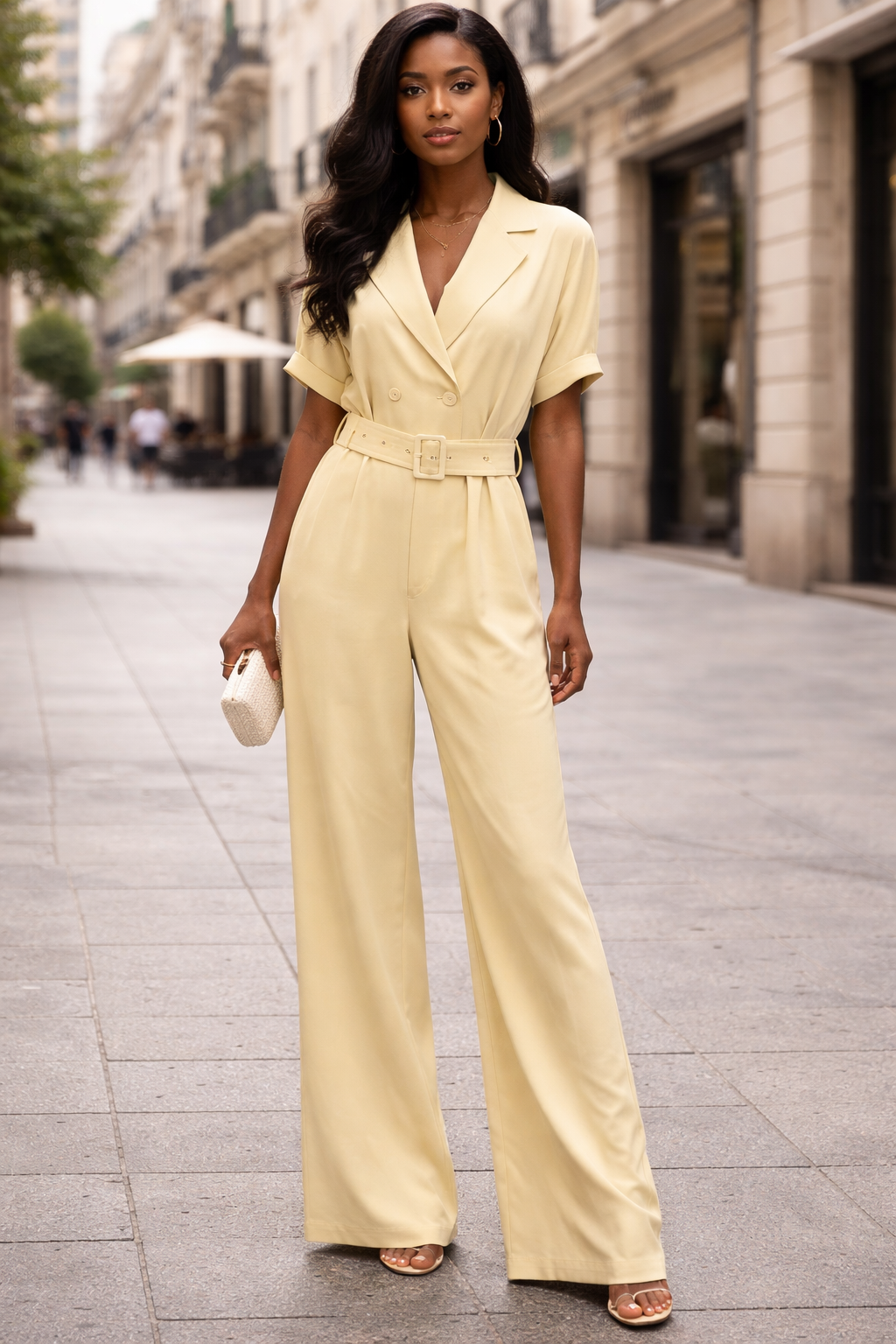 Golden Hour Luxe Utility Jumpsuit”