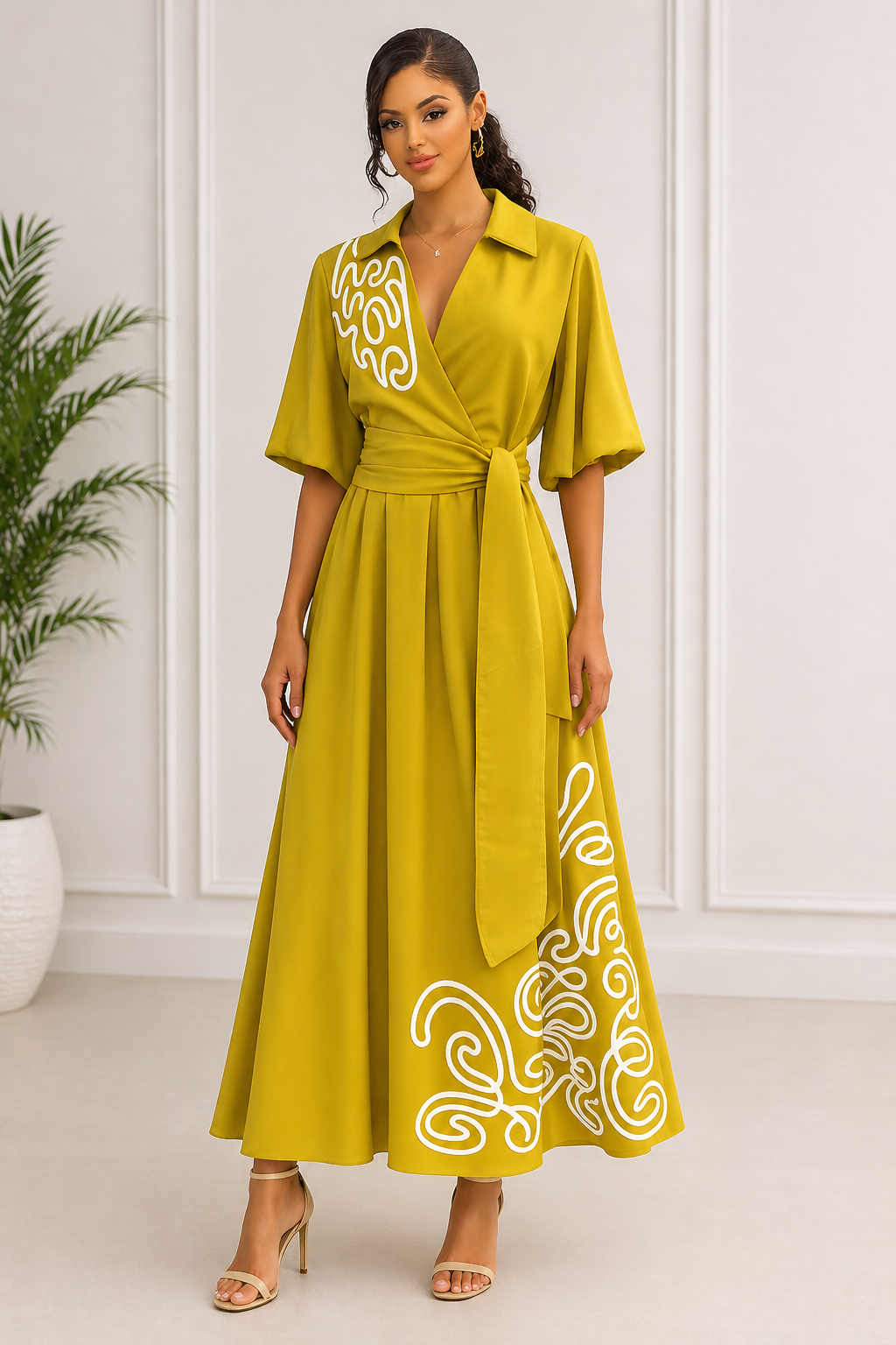 Mustard Elegance Dress