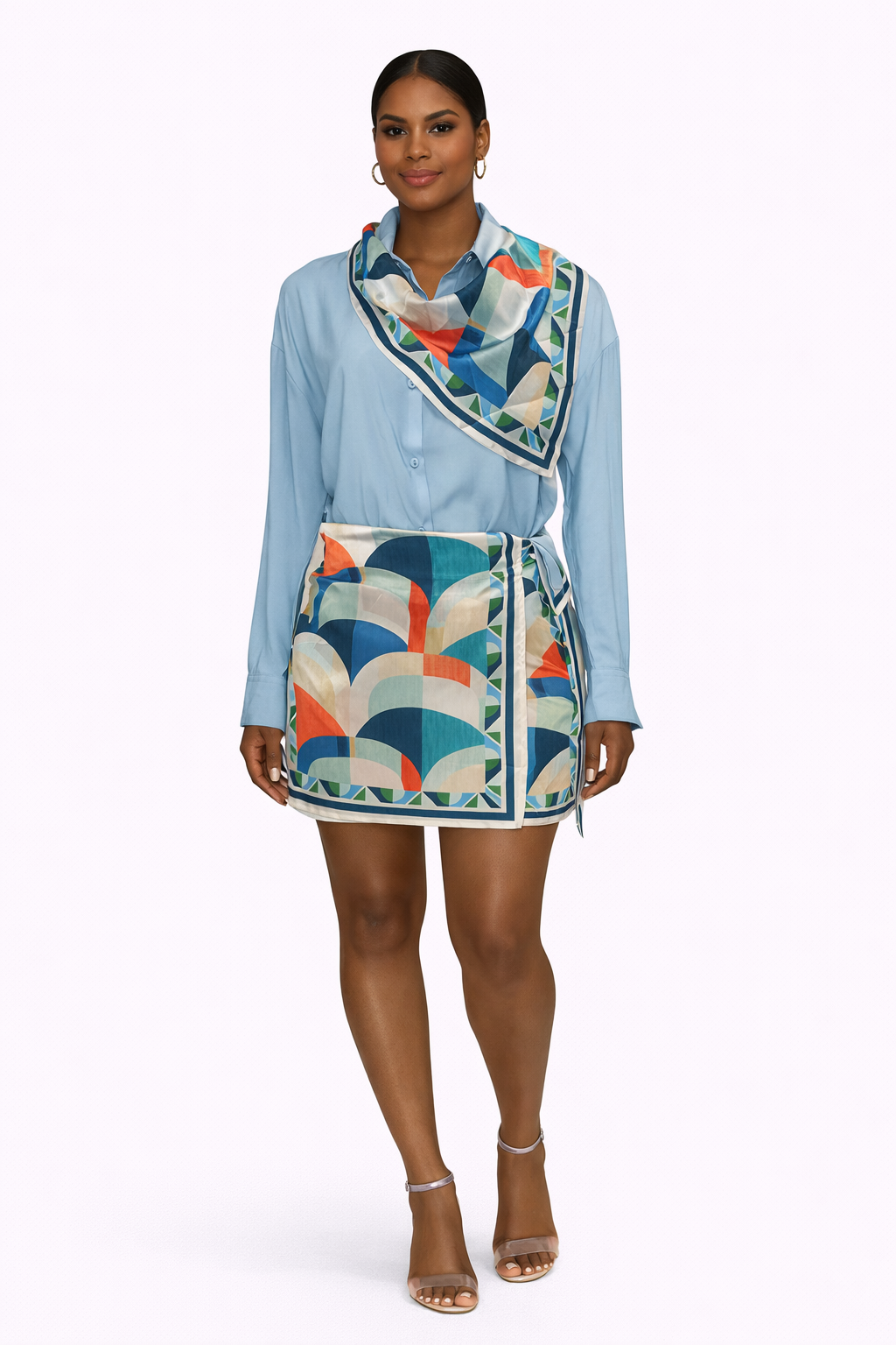 Modern Muse Sky Blue & Geometric Chic