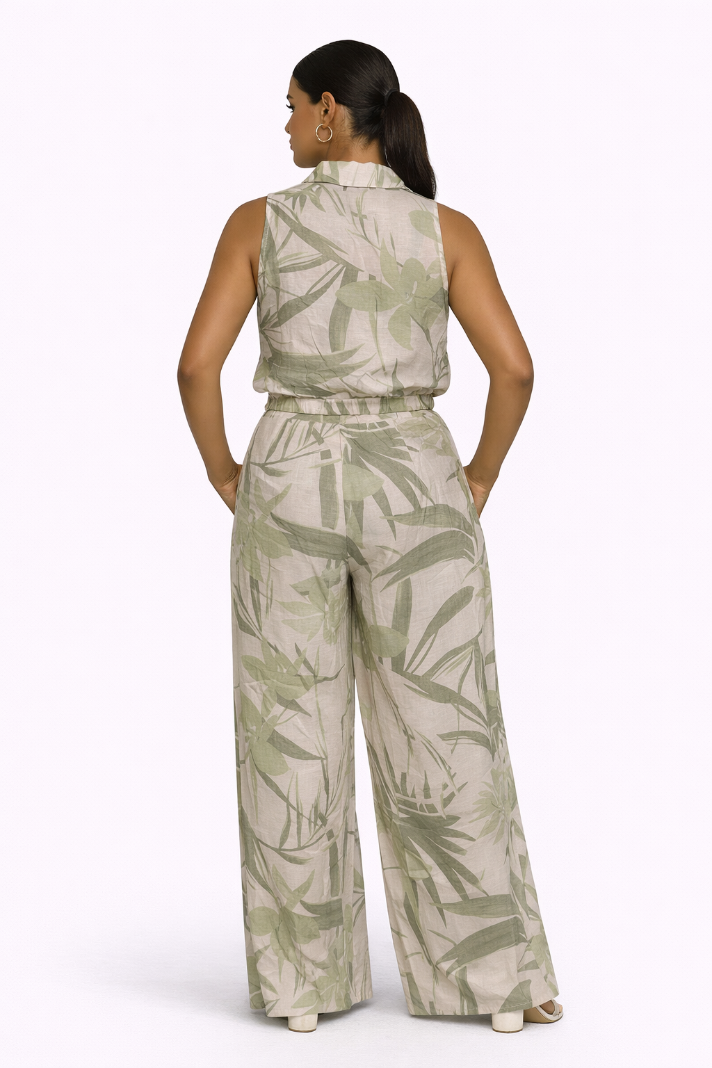 Tropical Breeze Wide-Leg Jumper