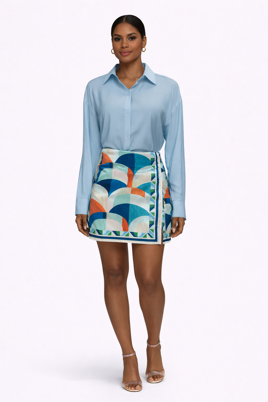 Modern Muse Sky Blue & Geometric Chic