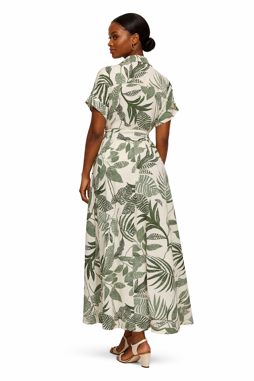 Maxi shirt dress