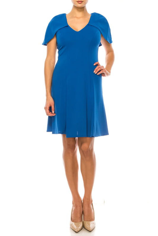 Maison Tara Built-In Capelet A-Line Dress