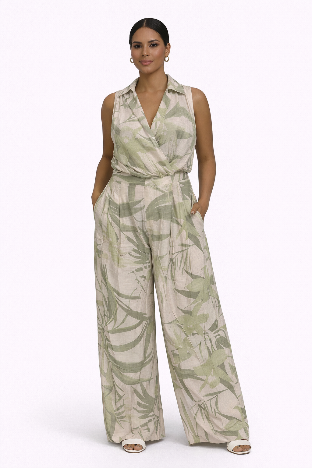 Tropical Breeze Wide-Leg Jumper