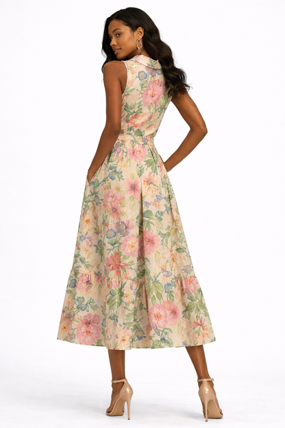 Bloom Garden Midi Dress