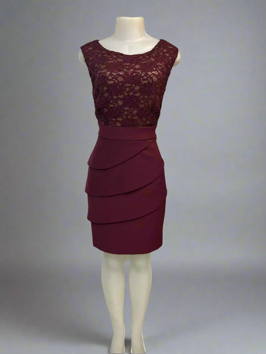 Deep Burgundy Dress