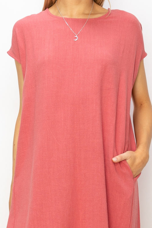 Over Sized Linen Dress