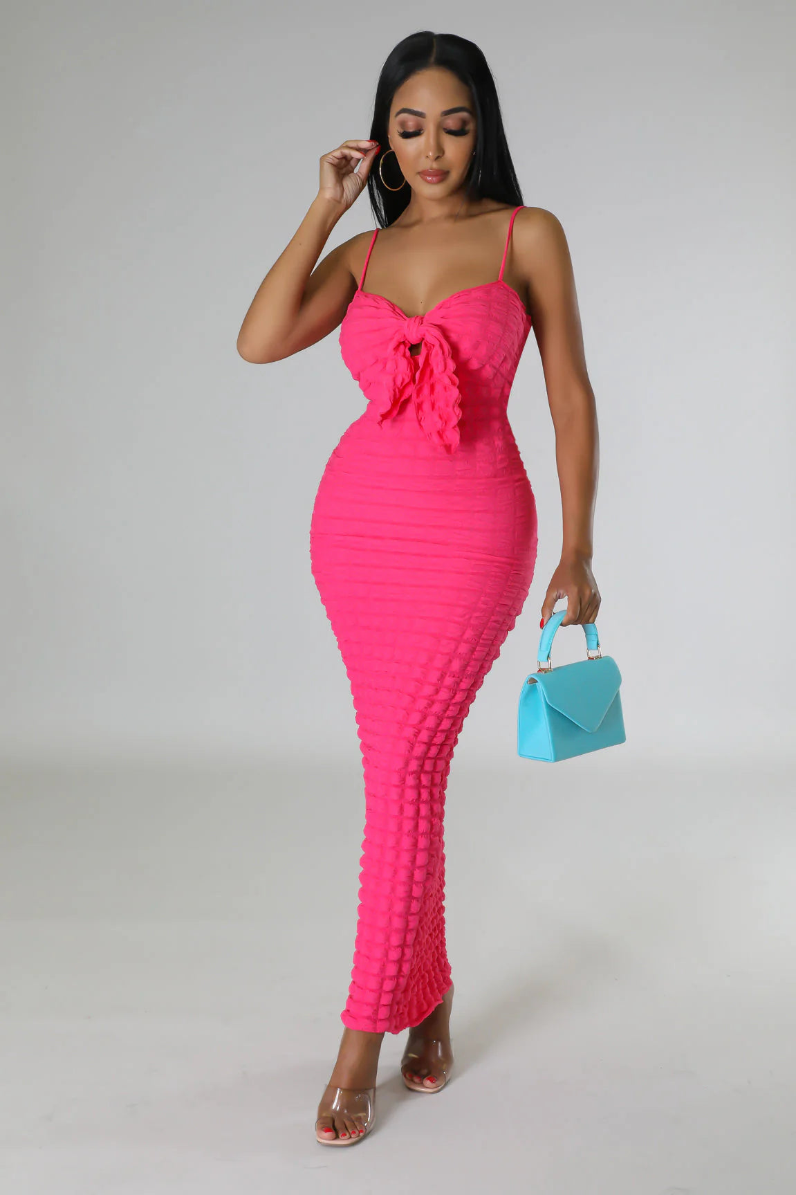 Bubble Gum Fuchsia Dress