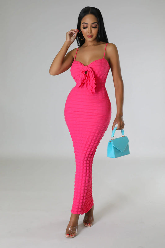 Bubble Gum Fuchsia Dress