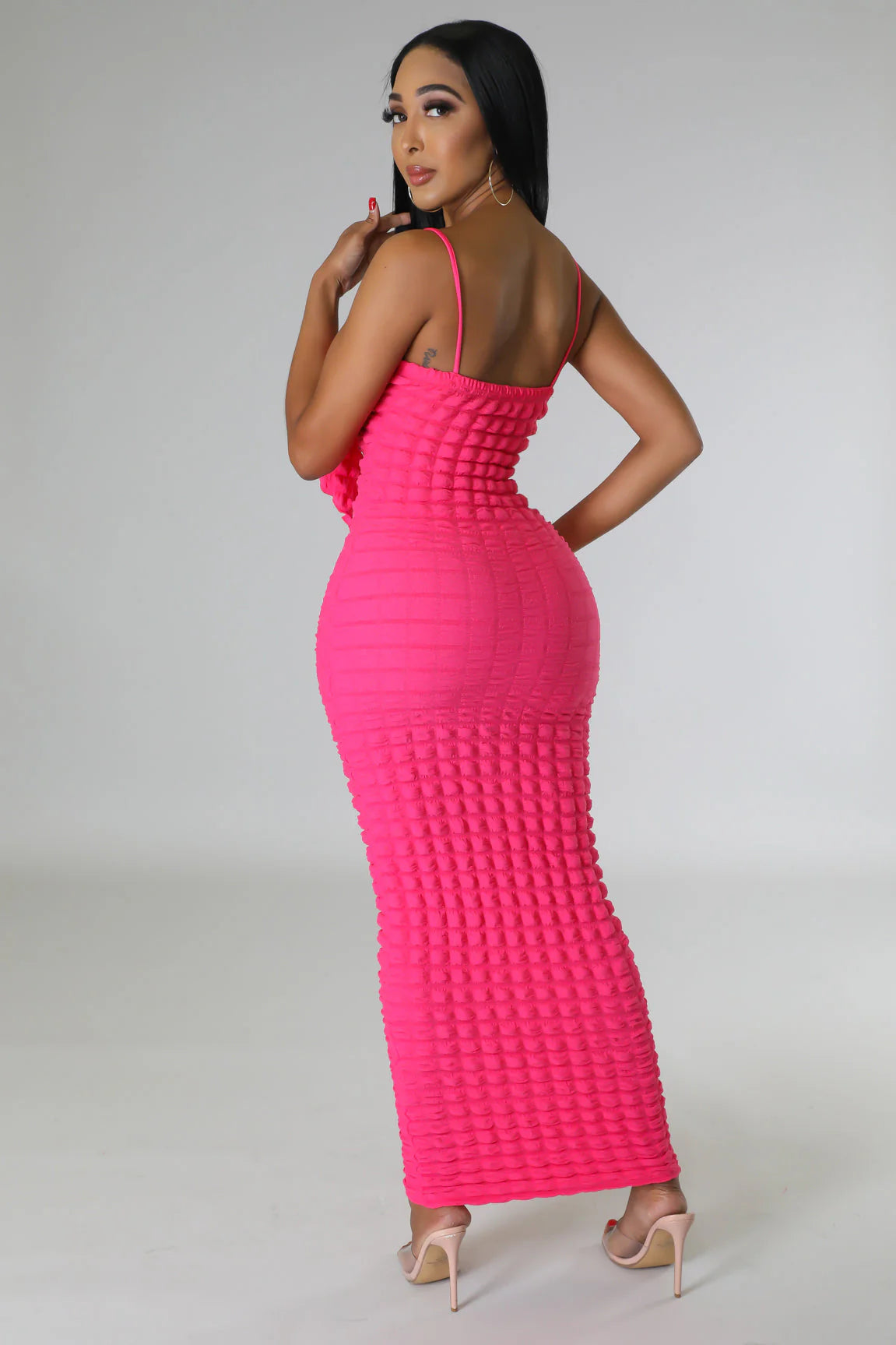 Bubble Gum Fuchsia Dress
