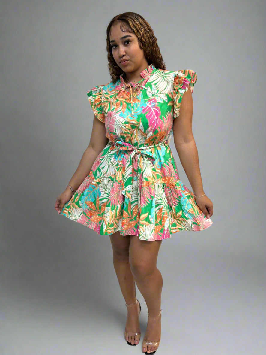 Short Floral Dress