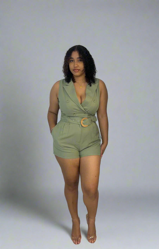 Olive romper
