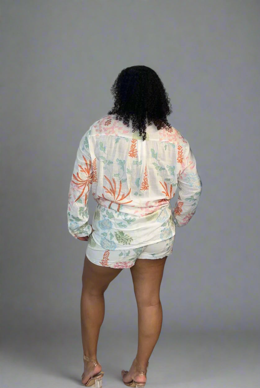 Vouge shorts set